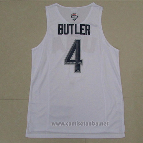 Camiseta USA 2016 Jimmy Butler #4 Blanco